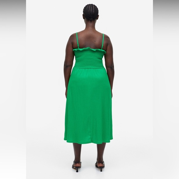 H&M Emerald smock Midi Dress - Picture 3 of 11